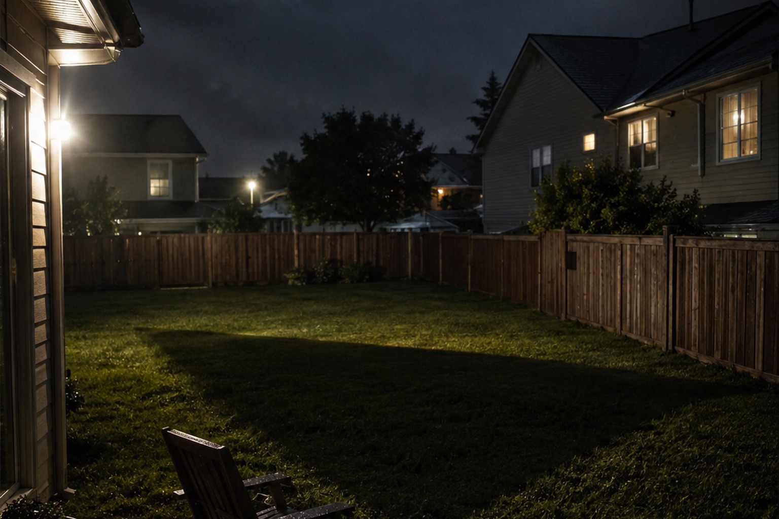 Editorial recreation for What Casts A Silent Shadow Across The Backyard?, image 3.