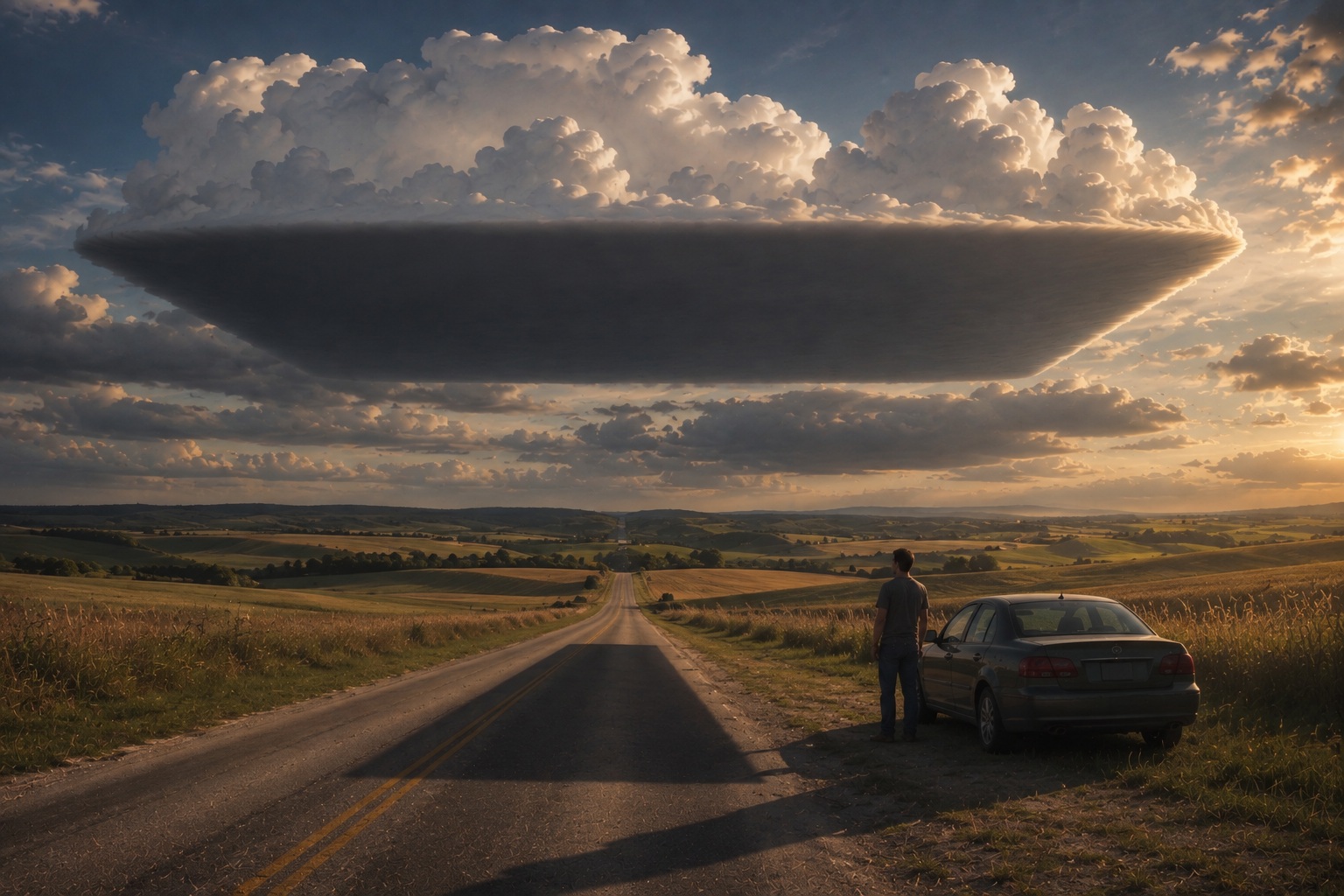 Editorial recreation of the What Is Flat-Bottom Cloud In UFO Sightings? story, image 4.