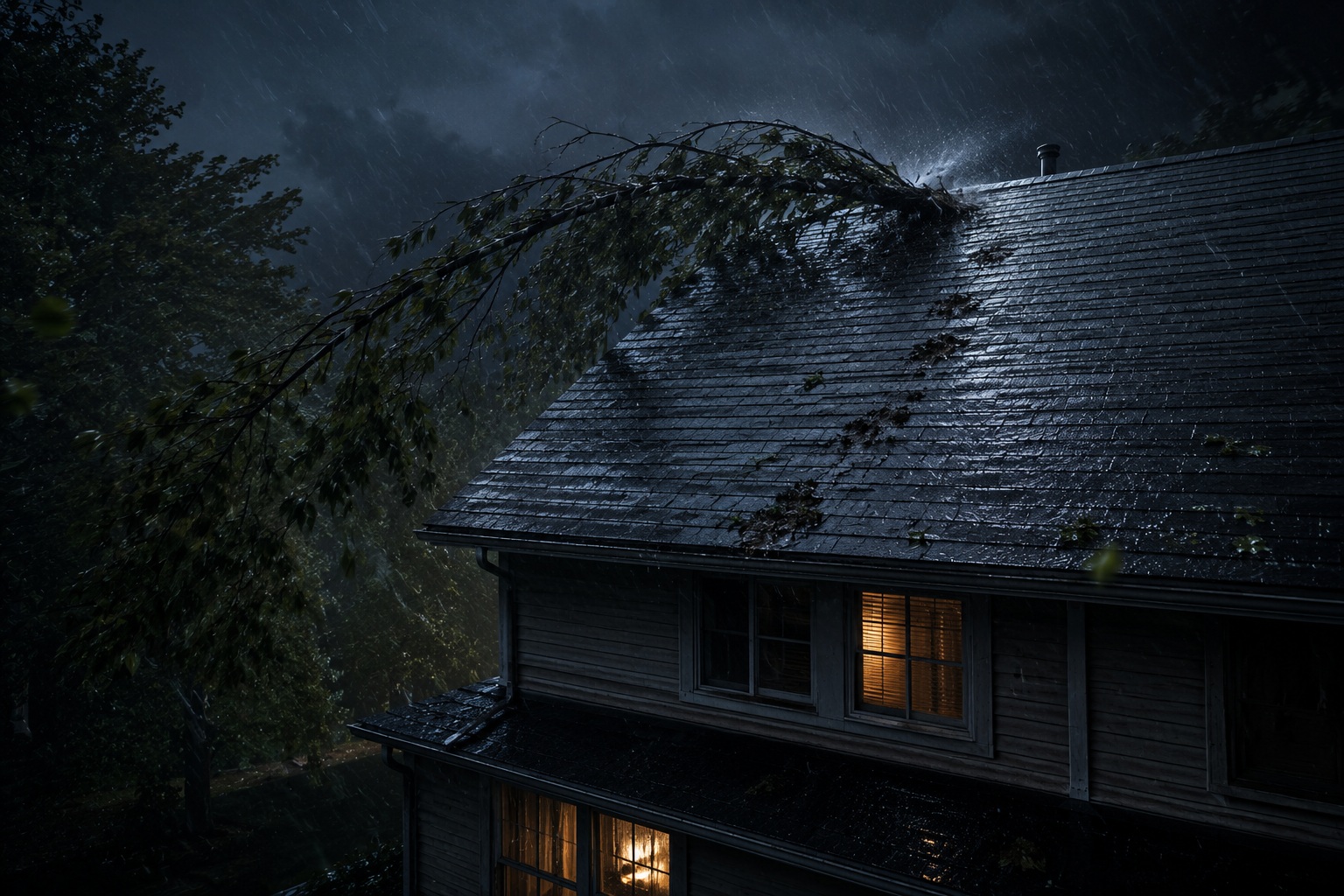 Editorial recreation for What Leaves Muddy Prints On A Roof After Rain?, image 3.