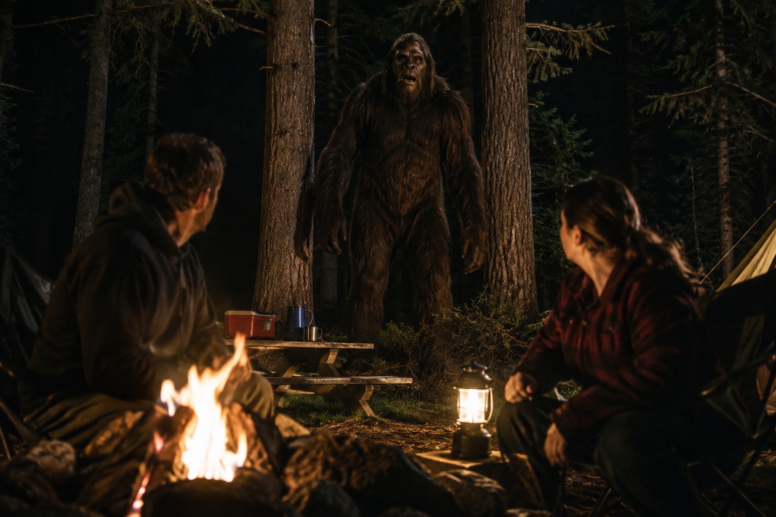 Editorial recreation for What Makes A Bigfoot Voice From The Treeline Sound Almost Human?, image 1.