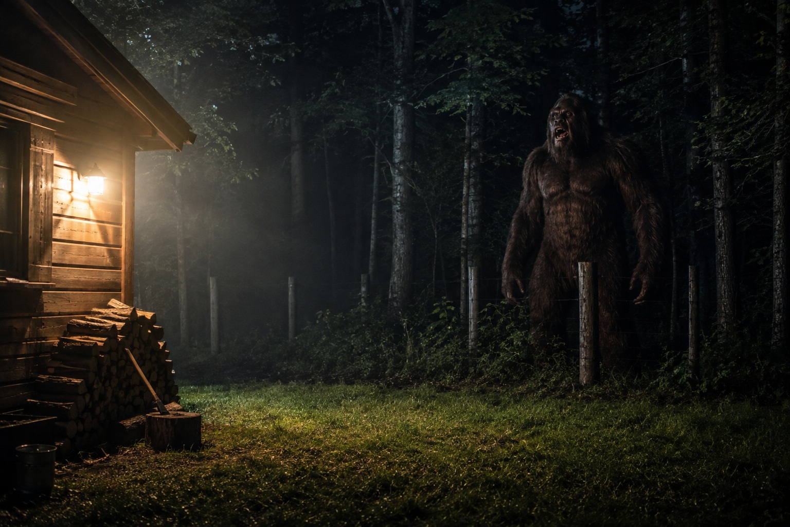 Editorial recreation for What Makes A Bigfoot Voice From The Treeline Sound Almost Human?, image 2.