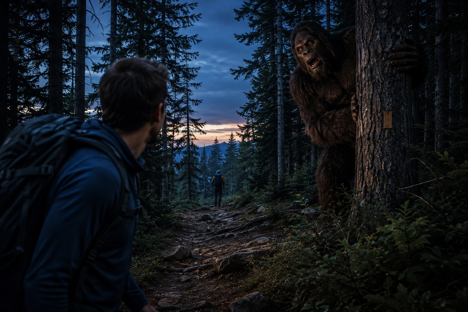 Editorial recreation for What Makes A Bigfoot Voice From The Treeline Sound Almost Human?, image 3.
