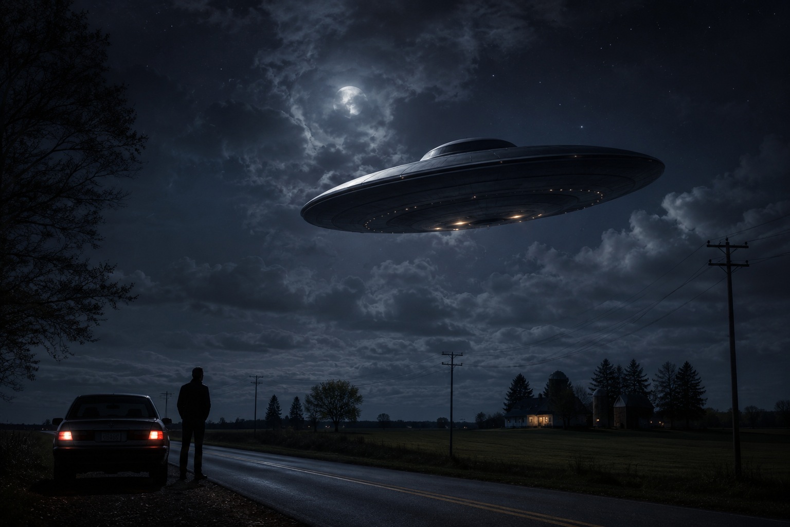 Editorial recreation for What Makes A Saucer UFO Look Different From A Plane?, image 1.