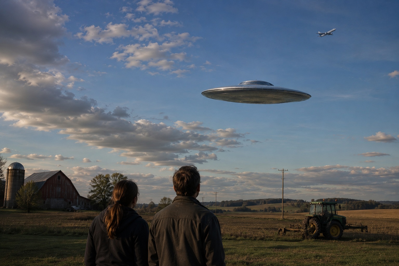 Editorial recreation for What Makes A Saucer UFO Look Different From A Plane?, image 2.