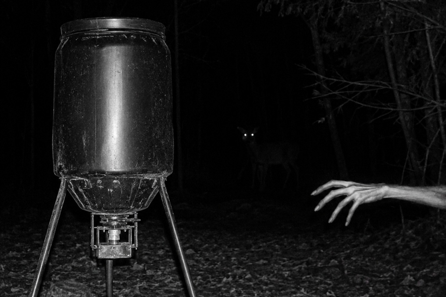 Editorial recreation for Why Do Animal Cameras Catch Long White Hands Near Feeders?, image 1.