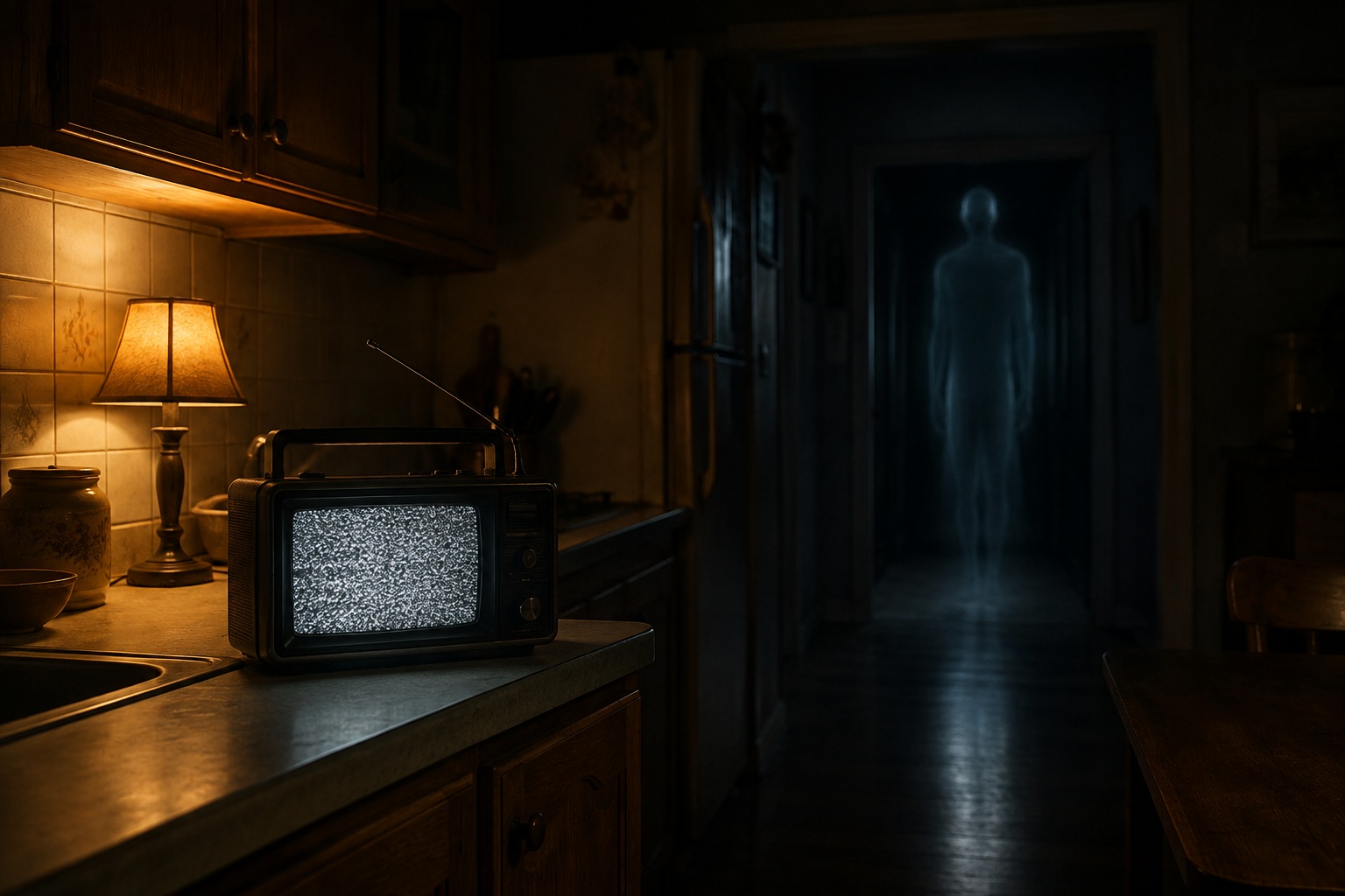 Editorial recreation of the Why Do Apparition Witnesses Hear Radios Switch To Static? story, image 1.