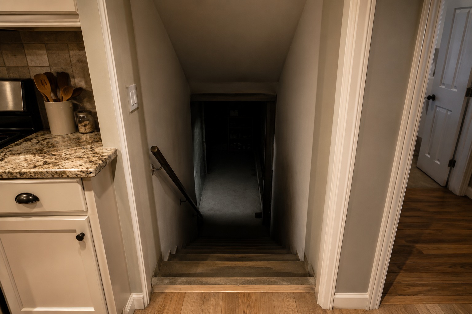 Editorial recreation for Why Do Basement Steps Sound Different At Night?, image 1.