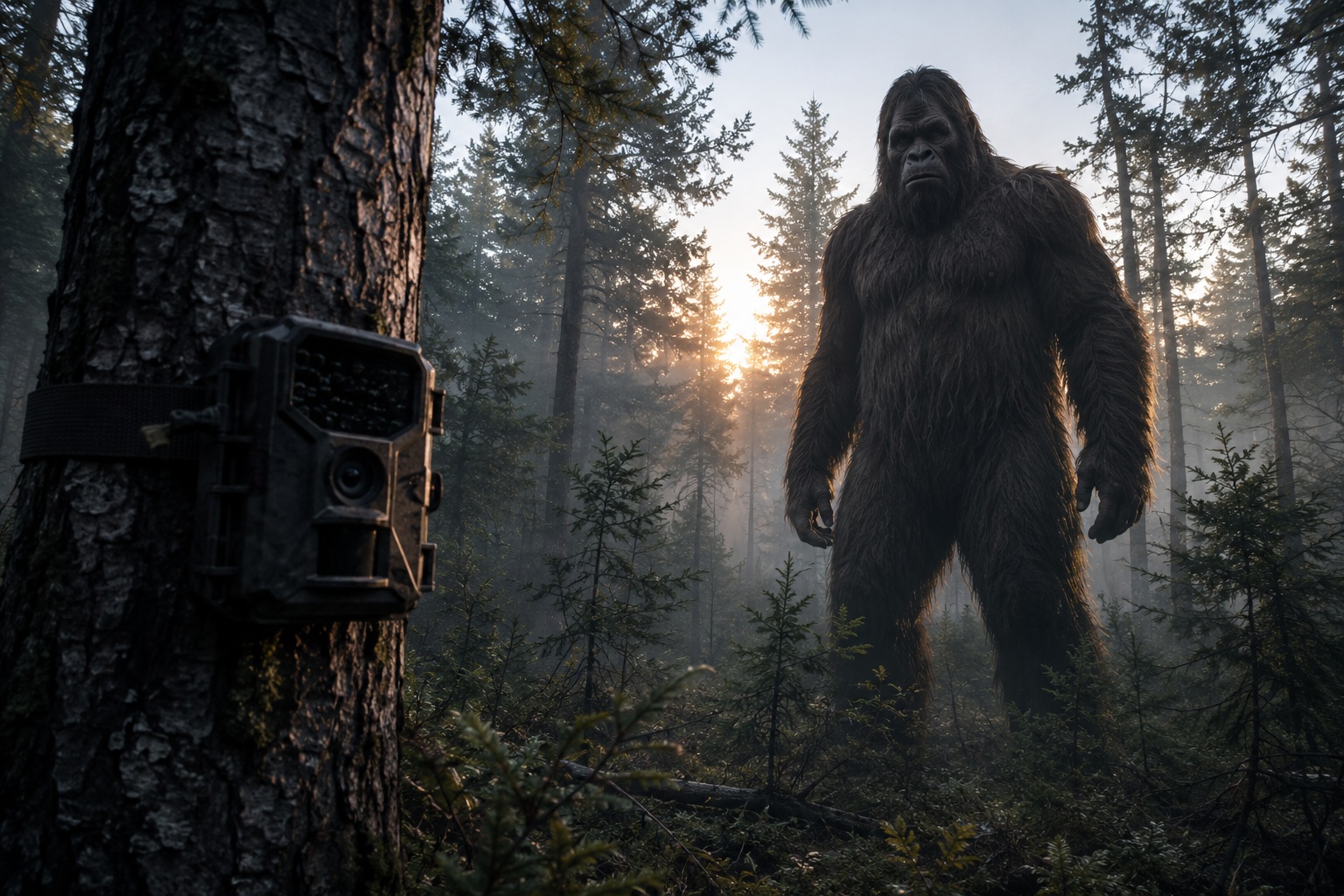 Editorial recreation of the Why Do Bigfoot Reports Mention Dead Trail-Camera Batteries? story, image 1.