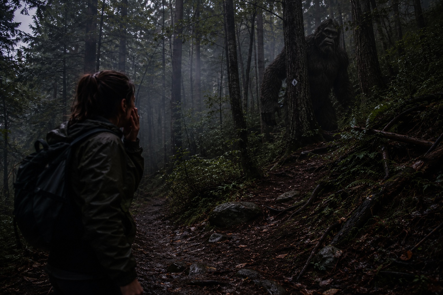 Editorial recreation for Why Do Bigfoot Witnesses Mention A Strange Smell?, image 2.