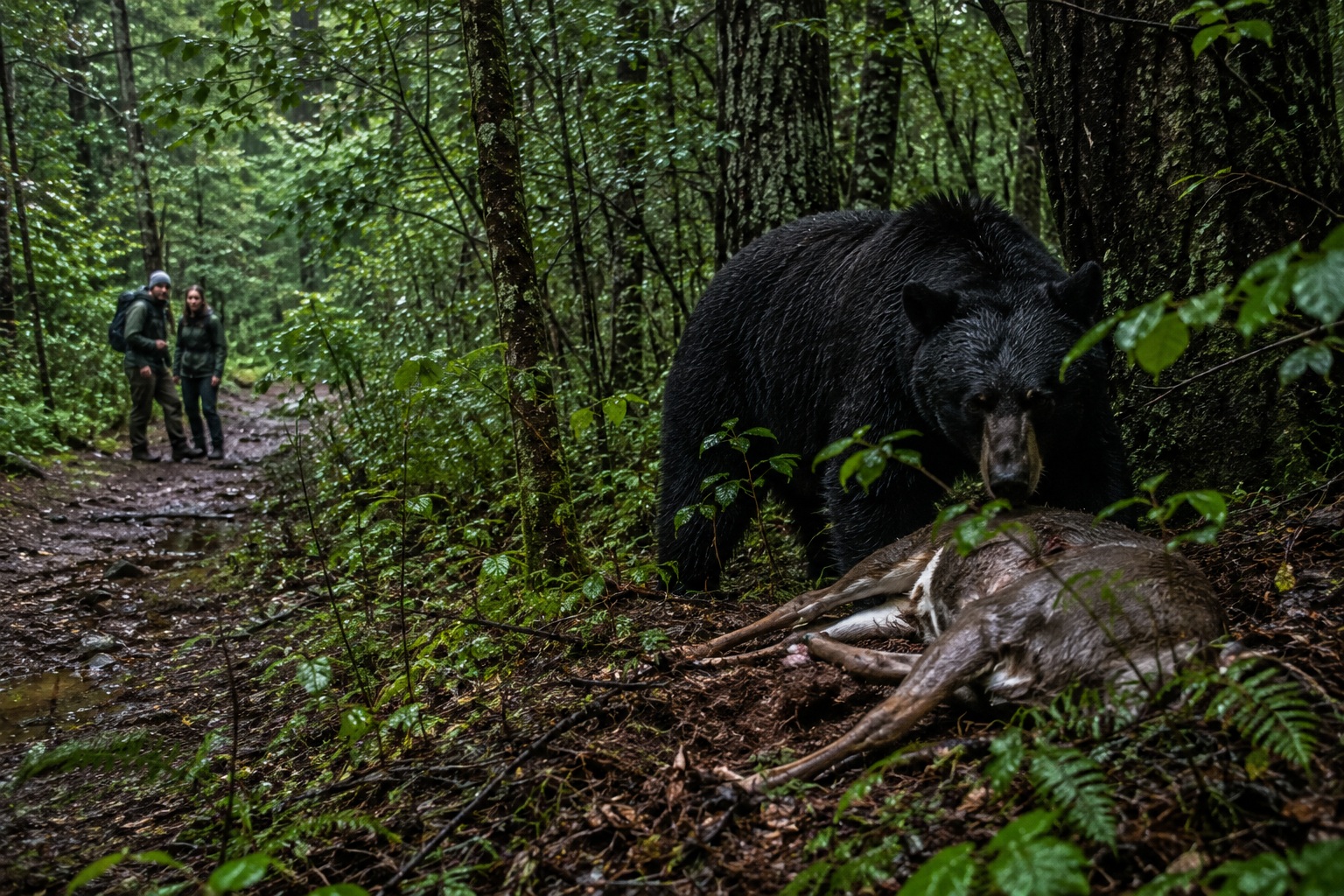 Editorial recreation for Why Do Bigfoot Witnesses Mention A Strange Smell?, image 3.