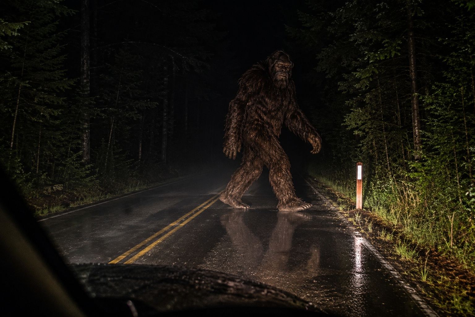 Editorial recreation for Why Do Bigfoot Witnesses Mention A Strange Smell?, image 4.