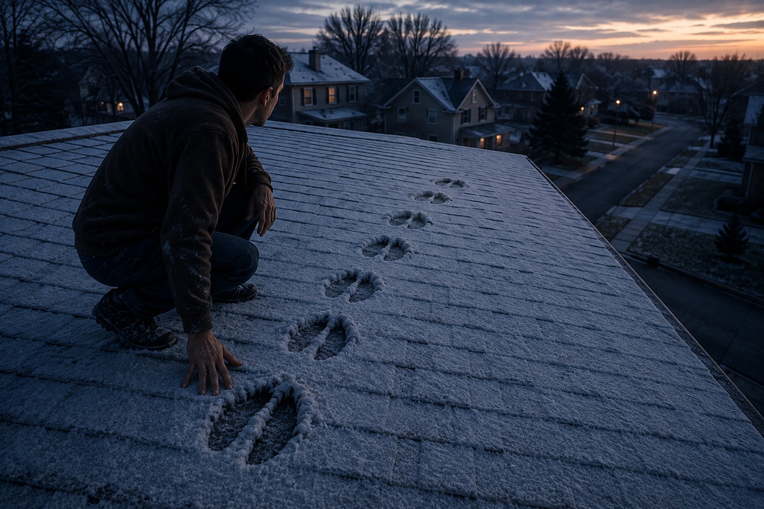 Editorial recreation of the Why Do Creature Stories Mention Hoofprints Across Rooftops? story, image 2.