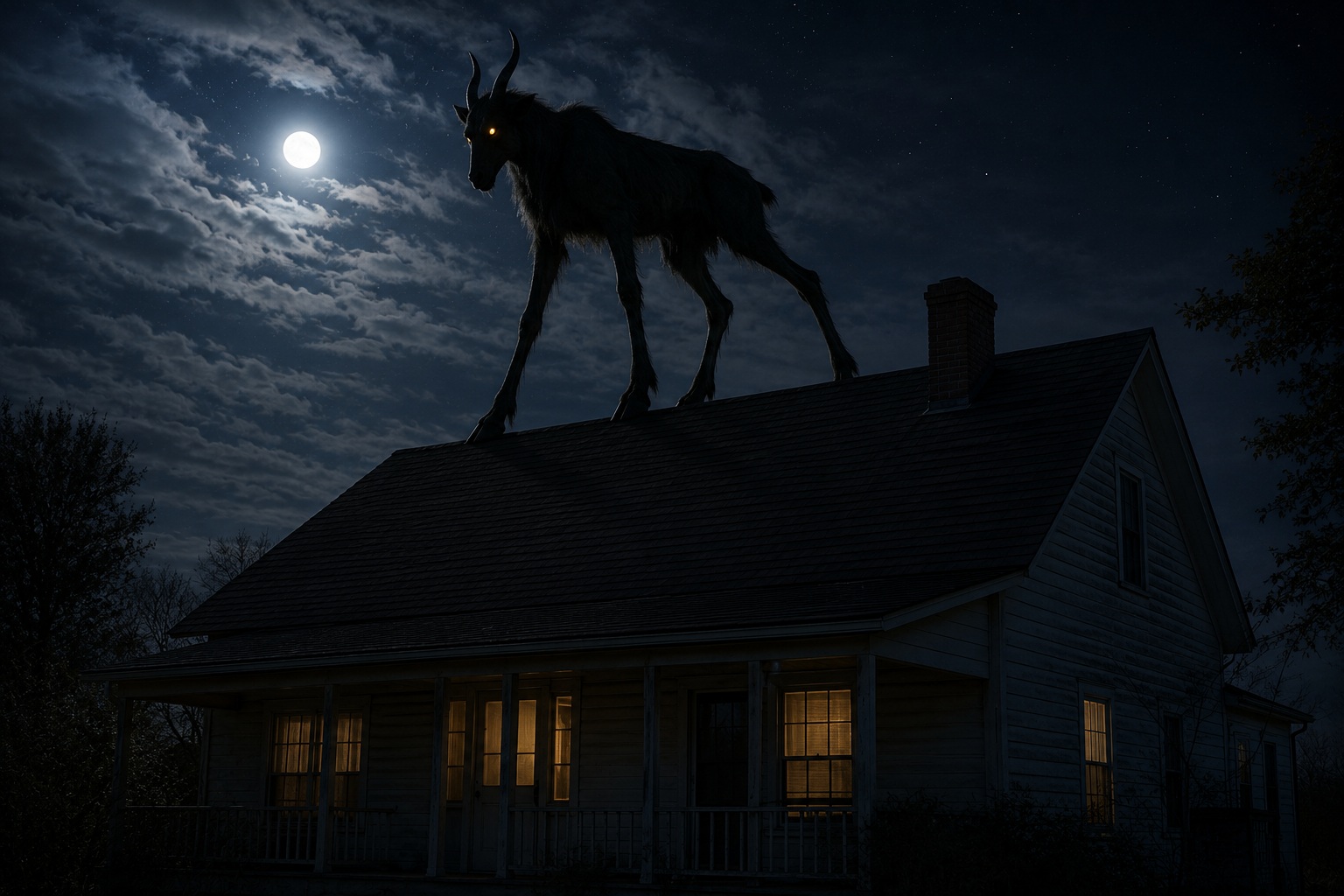 Editorial recreation of the Why Do Creature Stories Mention Hoofprints Across Rooftops? story, image 3.