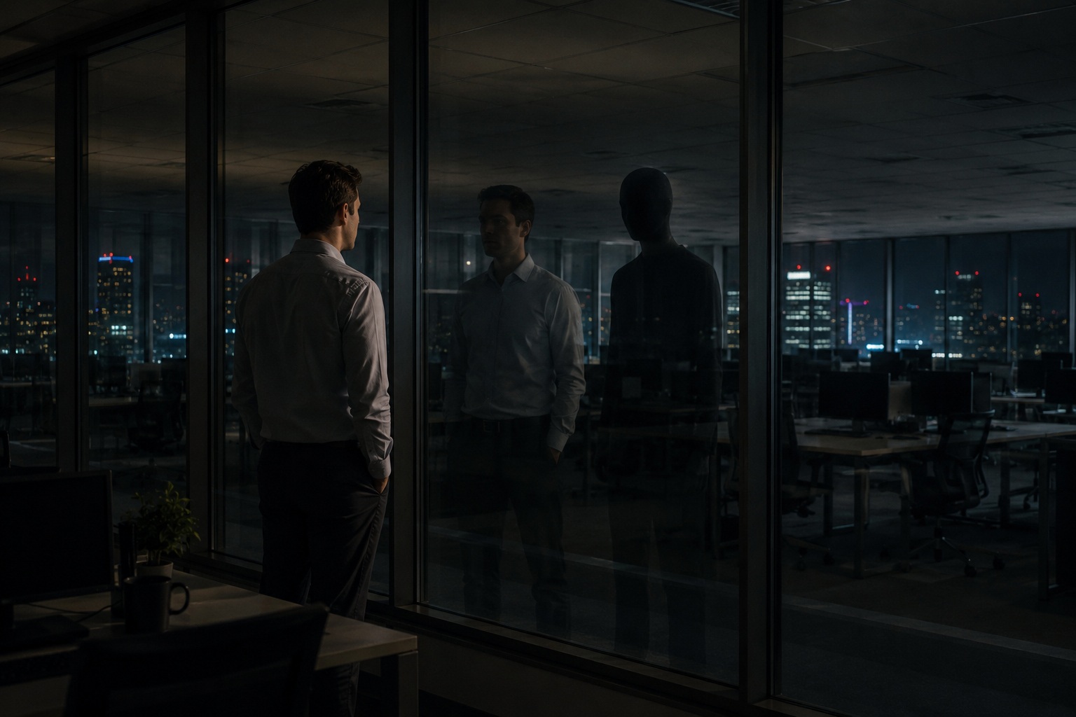 Editorial recreation of the Why Do Faces Appear In Dark Windows At Night? story, image 3.