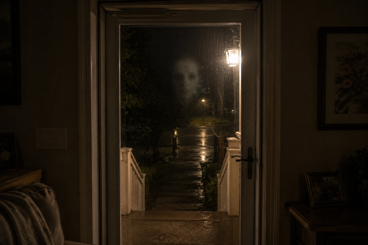Editorial recreation of the Why Do Faces Appear In Dark Windows At Night? story, image 4.