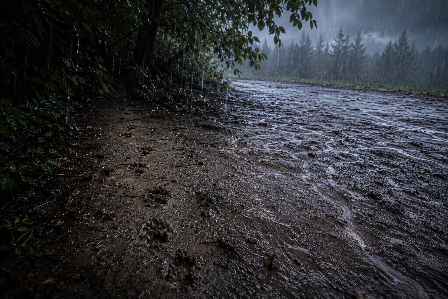 Editorial recreation for Why Do Footprints Stop In The Middle Of Mud?, image 2.