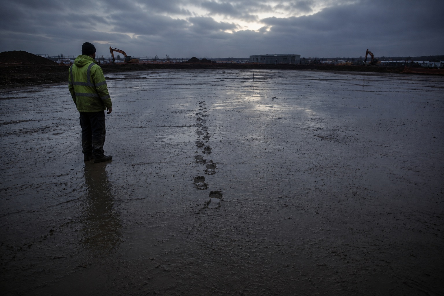 Editorial recreation for Why Do Footprints Stop In The Middle Of Mud?, image 3.