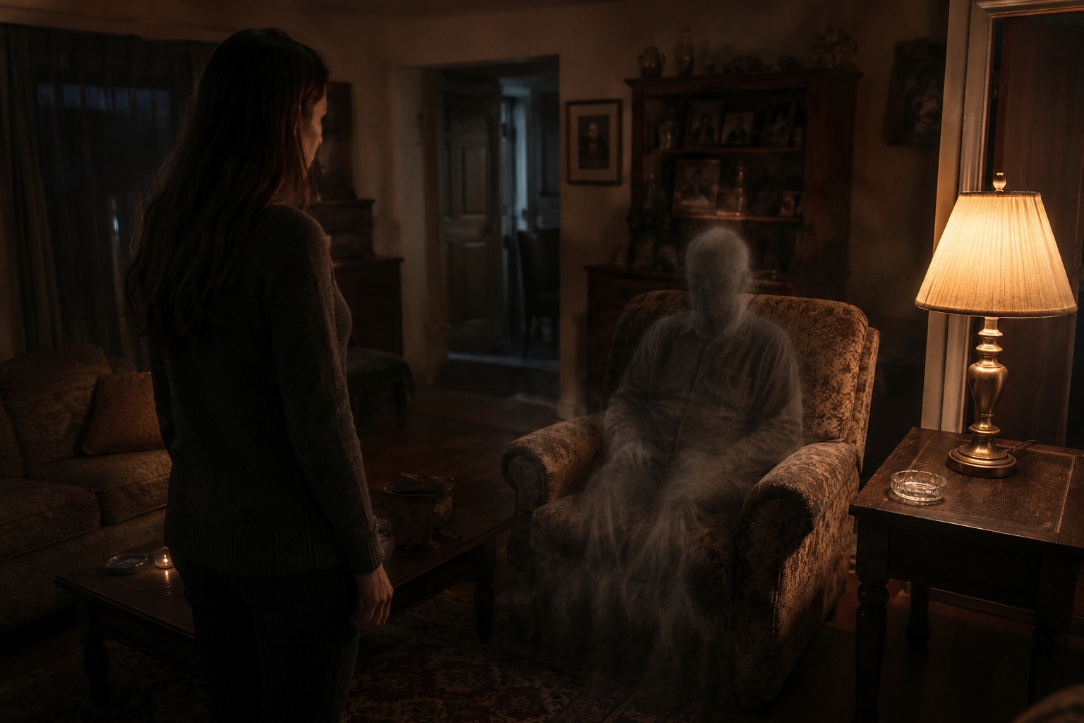Editorial recreation for Why Do Ghost Stories Mention The Smell Of Cigarette Smoke?, image 1.