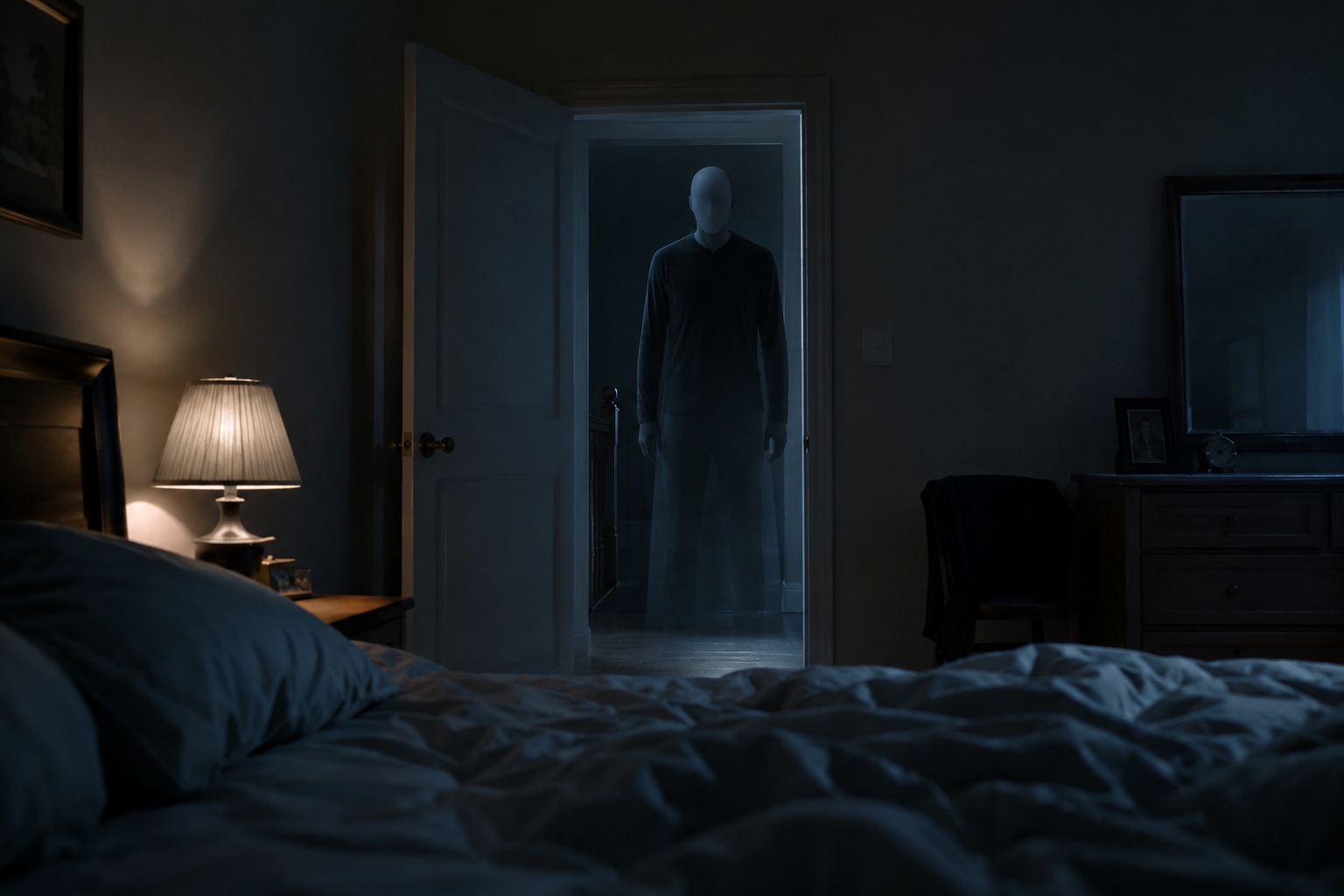 Editorial recreation for Why Do Ghosts Seem To Stand In Doorways?, image 1.