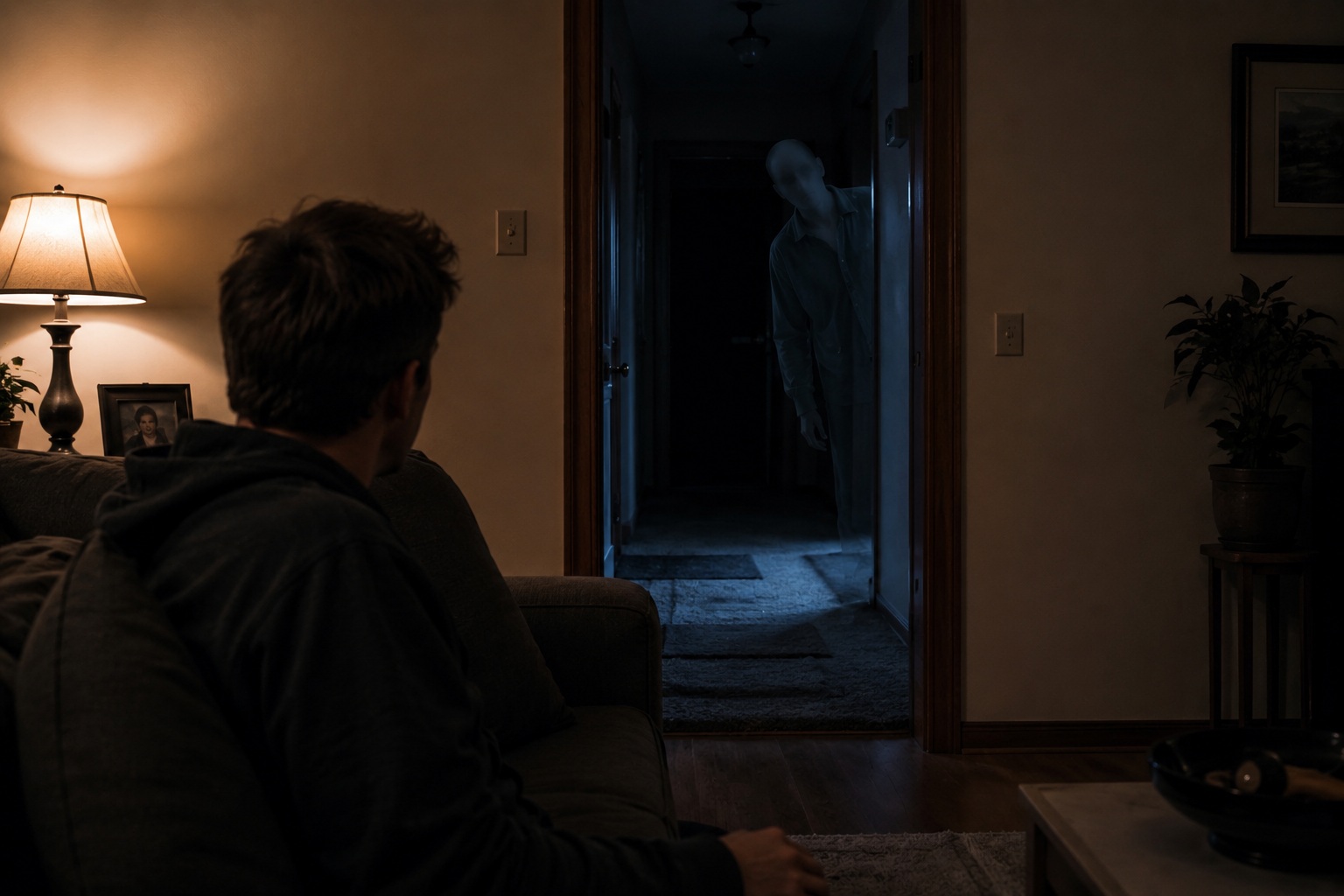 Editorial recreation for Why Do Ghosts Seem To Stand In Doorways?, image 2.
