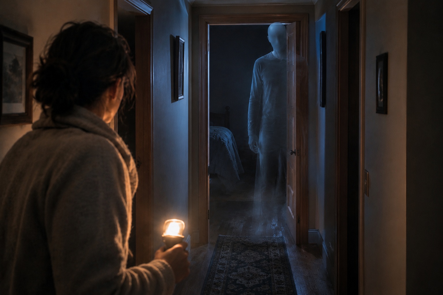 Editorial recreation for Why Do Ghosts Seem To Stand In Doorways?, image 3.
