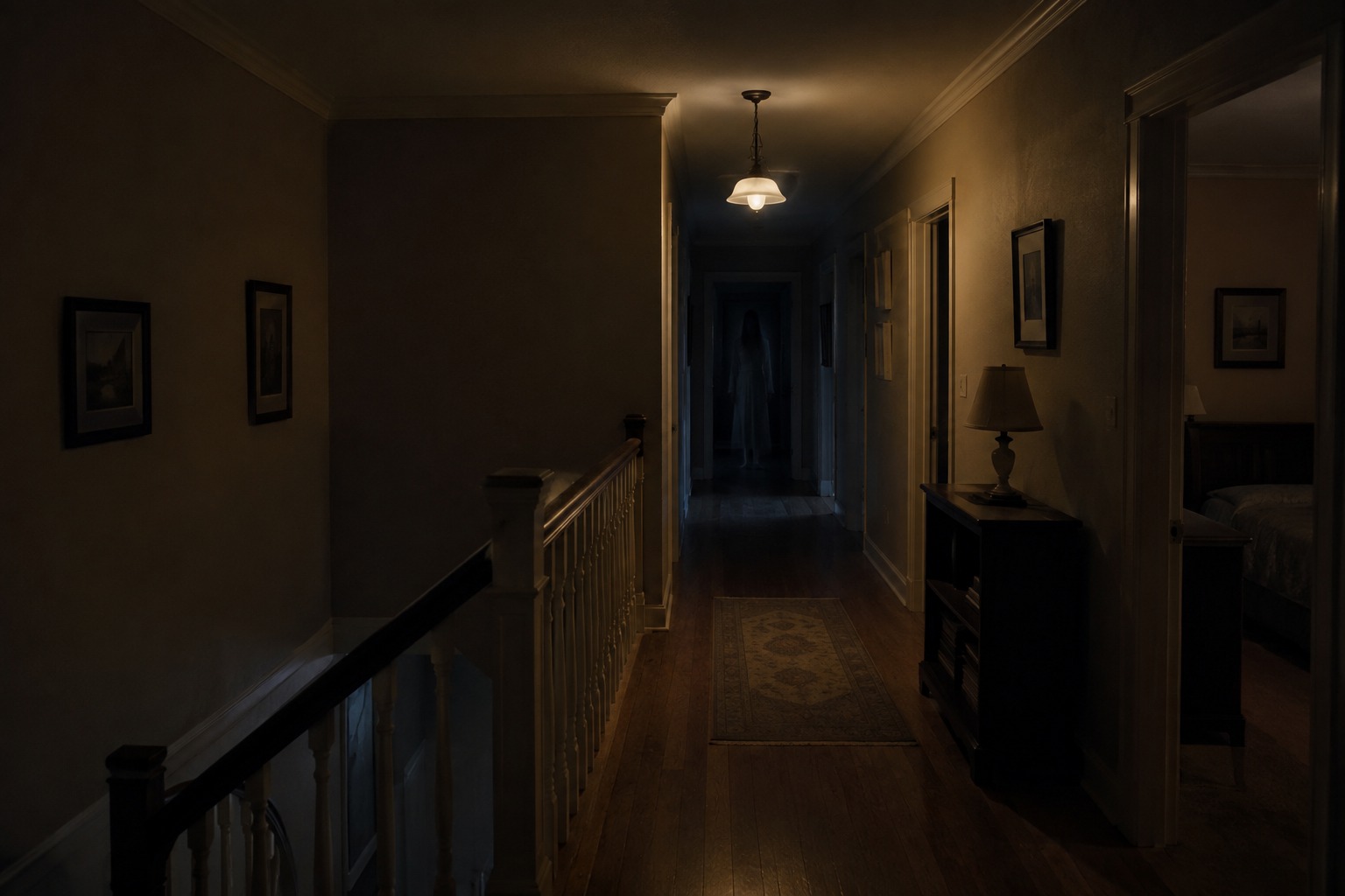 Editorial recreation for Why Do Hallway Lights Dim Before Apparitions?, image 1.