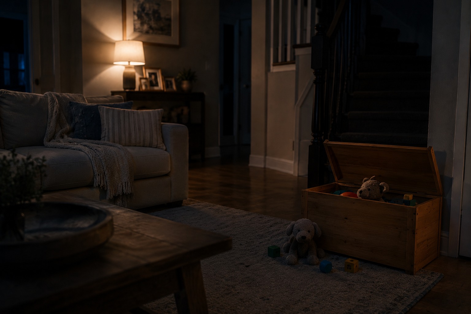 Editorial recreation for Why Do People Hear A Child Laughing In An Empty House?, image 4.
