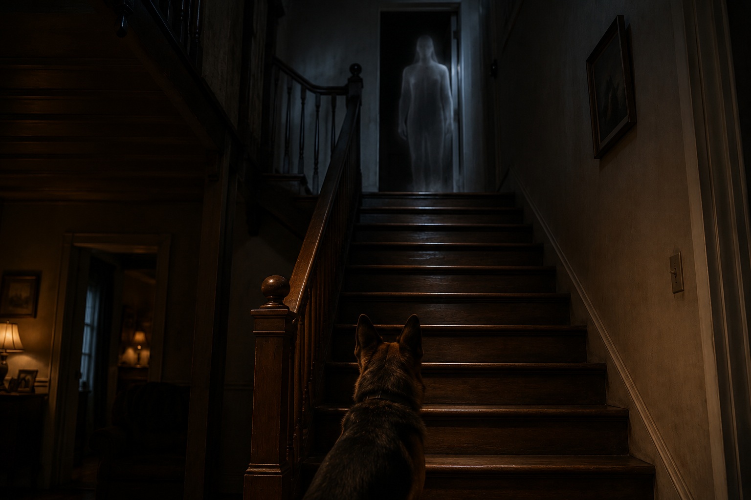 Editorial recreation for Why Do People Hear Footsteps Upstairs When No One Is Home?, image 2.