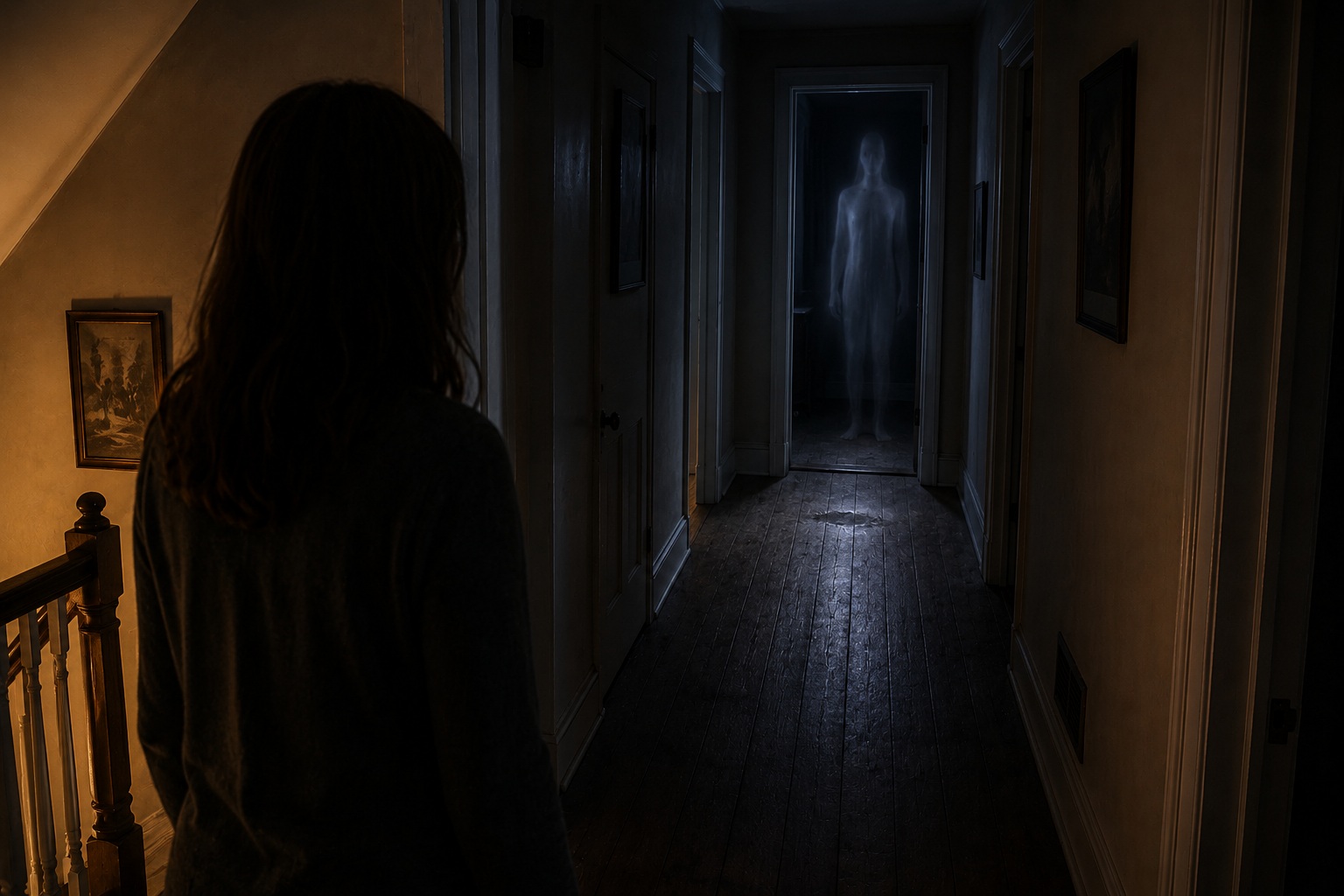 Editorial recreation for Why Do People Hear Footsteps Upstairs When No One Is Home?, image 4.