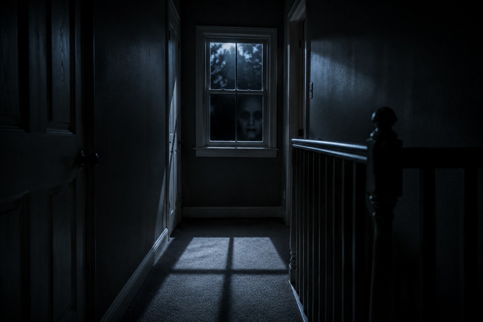 Editorial recreation of the Why Do People See Faces In Dark Windows After Midnight? story, image 3.