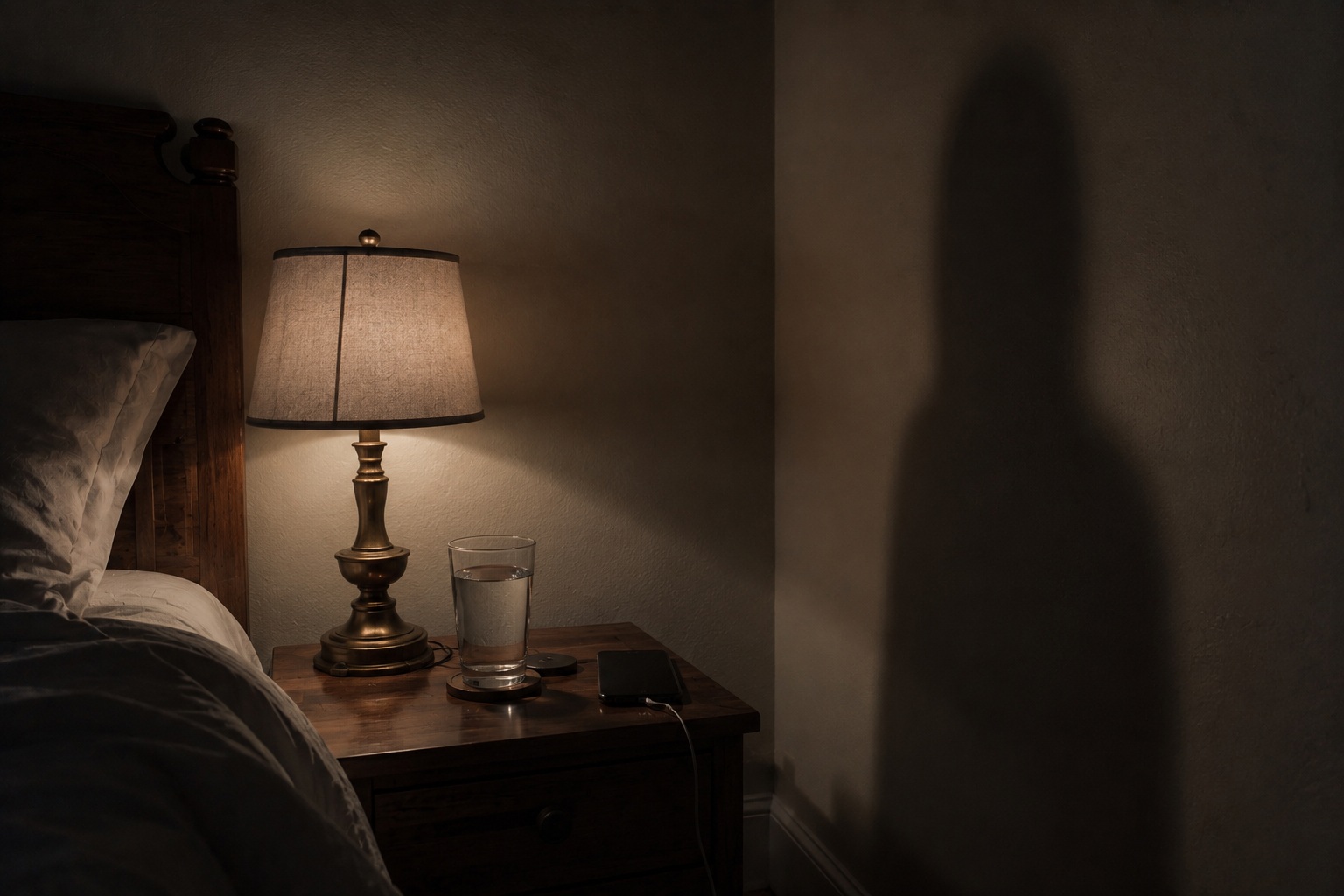 Editorial recreation for Why Do People Wake Up Seeing A Shadow Beside The Bed?, image 4.